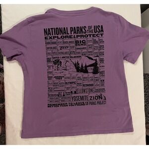 REI Parks Projects National Parks Short Sleeve Tee Size Small Pink